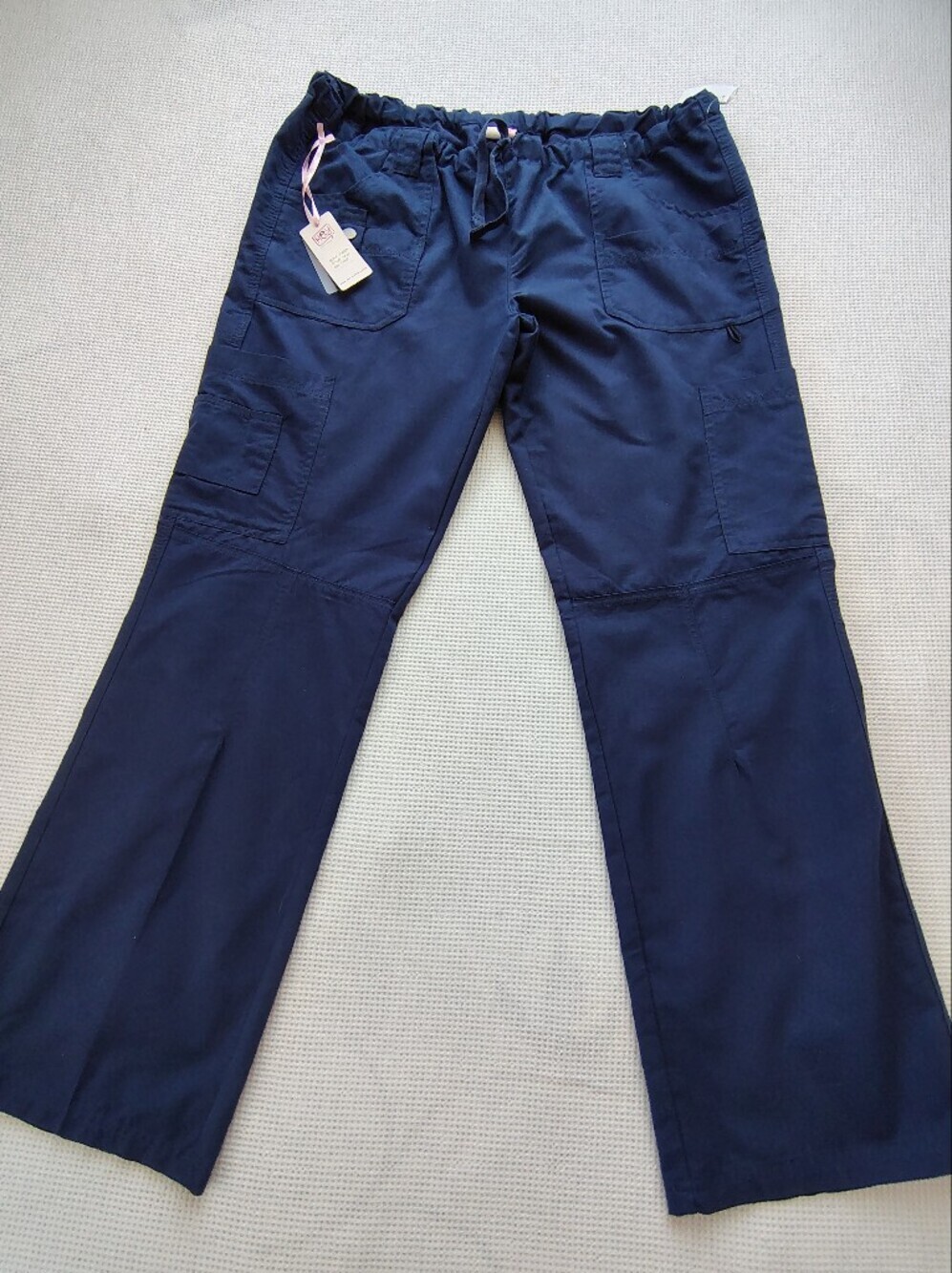 Hey Collection Navy Utility Pants - Comfortable Everyday Wear Size L
